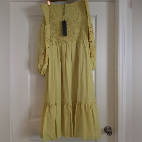 Kobi Halperin Lexy Dress Long Sleeve off the shoulder - Picture 3 of 4